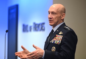 Air Force Chief of Staff Gen. David Allvin hosts the annual Lance P. Sign Award for Leadership.