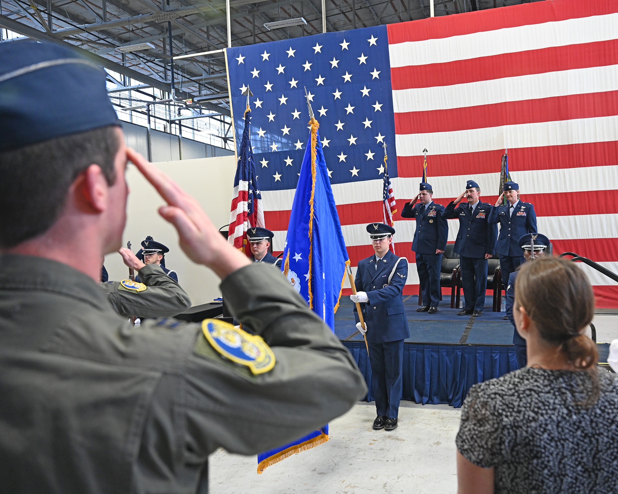 37th Flying Training Squadron change of command ceremony