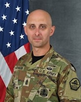 Official Photo of 1st Sgt. William D. Johnson, Headquarters Branch Chief, Cyber Center of Excellence, NCO Academy