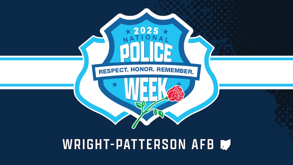 Blue and White Shields, a red rose, and white and light blue band on a dark blue and black background. White text is also overlayed.