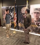 CPT Gabriel Santiago, Company Commander, Greensburg Recruiting Company, swears in Elijah Rafferty