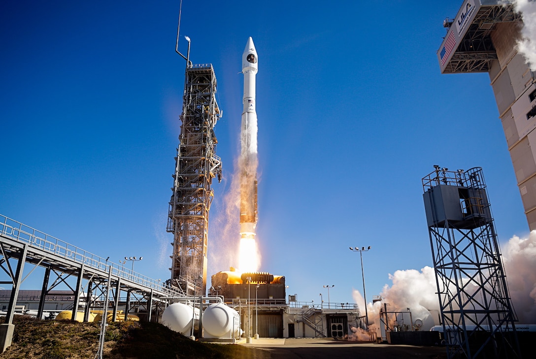 The U.S. Air Force and its mission partners successfully launched a United Launch Alliance Atlas V vehicle carrying a National Reconnaissance Office (NRO) national security payload from Vandenberg Space Force Base, California, March 1, 2017.