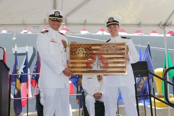 USS O'Kane Change of Command
