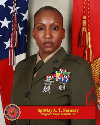 Portrait of Sergeant Major Amina T. Saracay