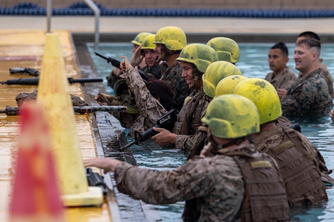 This annual qualification instills water confidence and enhances survivability in littoral environments.