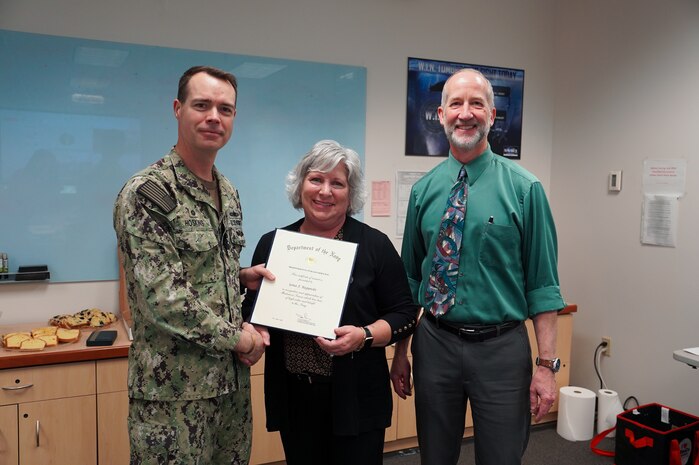 NUWC Division, Keyport Chief of Staff Gina Regynski recognized with Meritorious Civilian Service Award
facebook sharing buttontwitter sharing buttonlinkedin sharing buttonpinterest sharing buttonsharethis sharing button