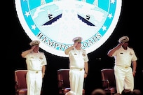 NCTS HR Holds Change of Command Ceremony
