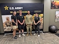 SSG Carrillo, Cameren Hawkins, PV2 Garcia, Matthewz Velez