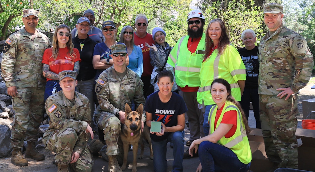 USACE Employees and members of the nonprofit Save The Tiles take a brief moment from wrapping and packing for a group photo.

USACE is working in partnership with local, state and the Federal Emergency Management Agency in response to the Southern California Wildfires.