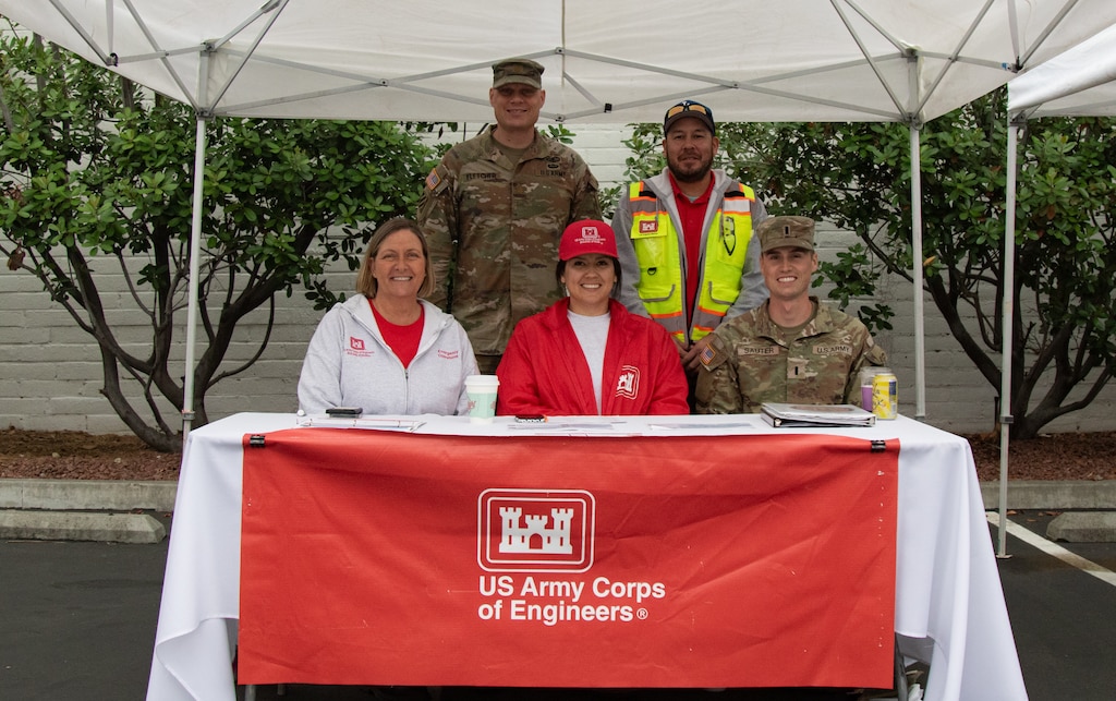 Uniformed and civilian members of USACE provide outreach to the Altadena community while attending events in the Eaton fire zone. Answering questions, providing guidance, and a listening ear, they are some of the most prominant faces on the USACE mission. 

USACE is working in partnership with local, state and the Federal Emergency Management Agency in response to the Southern California Wildfires.