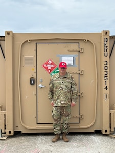 Medical equipment capable of treating potential traumatic injuries remains organized and ready inside a stand-up medical emergency clinic at Tinian North Field, Tinian, April 23, 2025. The presence of an onsite clinic with such capabilities is crucial to the Airmen in the 513th Rapid Engineer Deployable Heavy Operations Repair Squadron Engineers Squadron currently forward deployed in Tinian.