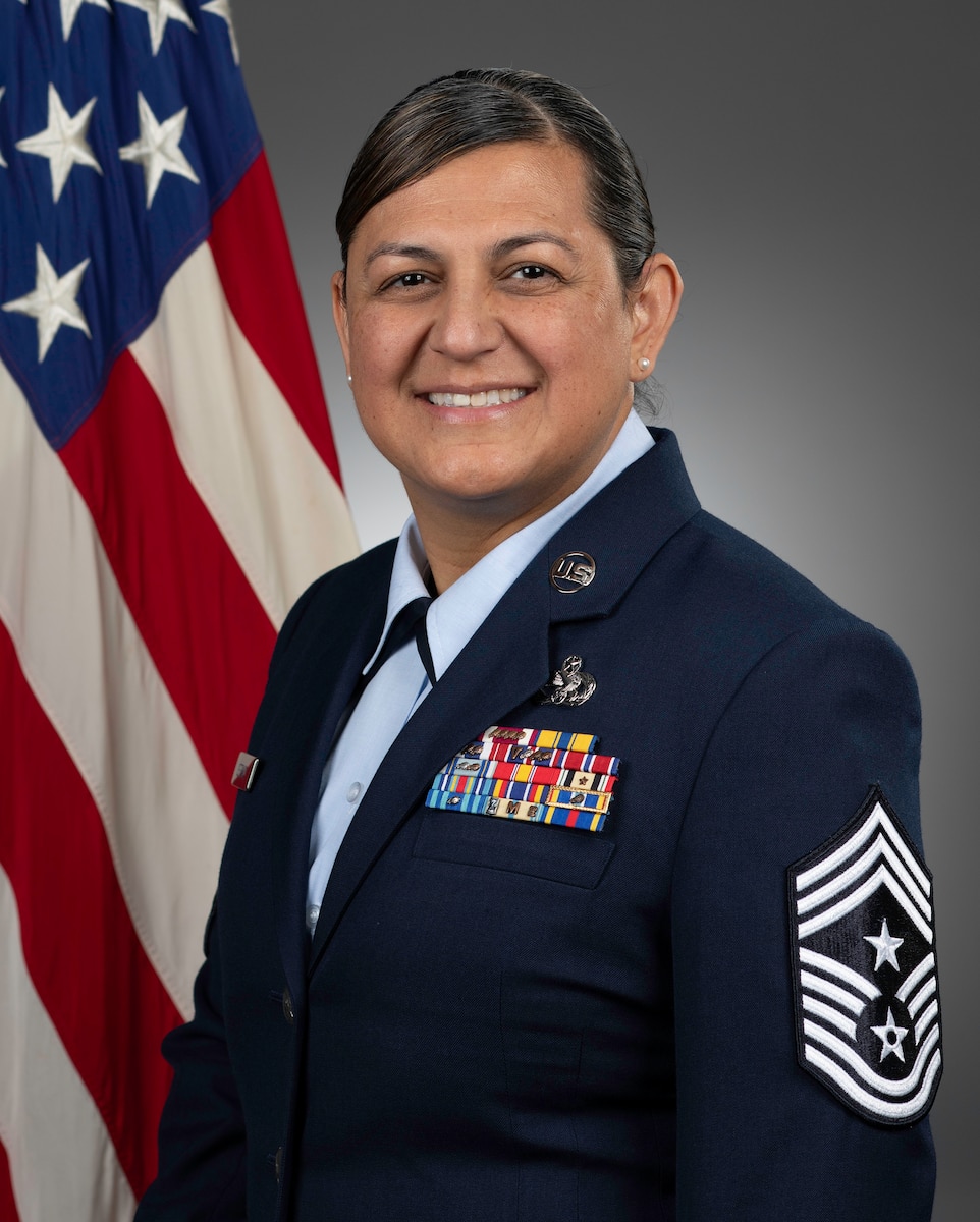 Portrait of Chief Master Sergeant Teresa Serrano