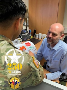 Tyler Nemchick is the transportation program manager at the 405th Army Field Support Brigade’s Support Operations Directorate. He’s starting administrative leave this month and retiring later this year with almost 30 years of service as an Army civilian employee. He said he gets emotional just thinking about it. “The Army has been the best part of my life. Great leaders, great people and great missions. Retiring on the very year the Army celebrates its 250th birthday is really special. Happy 250th birthday, U.S. Army!” he said.