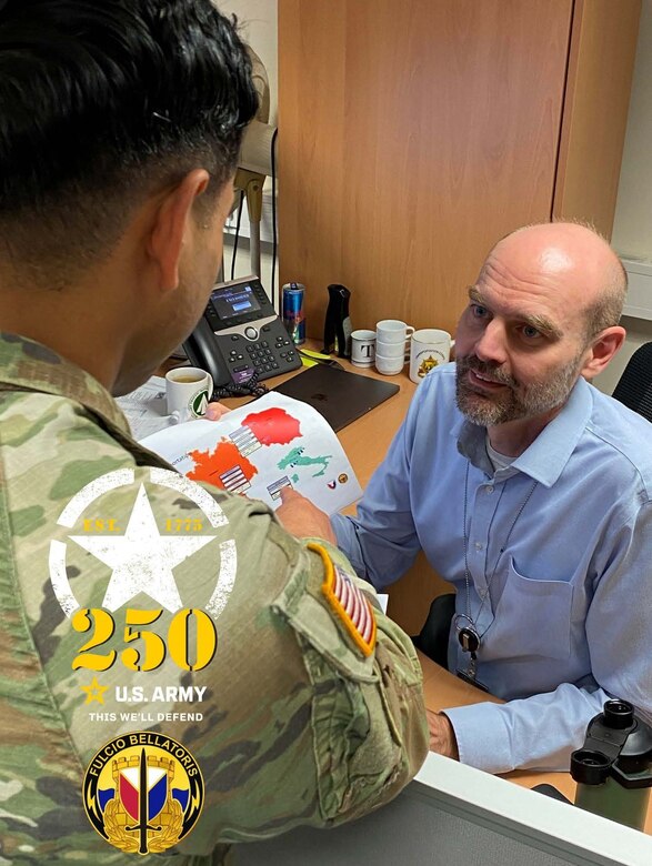 Tyler Nemchick is the transportation program manager at the 405th Army Field Support Brigade’s Support Operations Directorate. He’s starting administrative leave this month and retiring later this year with almost 30 years of service as an Army civilian employee. He said he gets emotional just thinking about it. “The Army has been the best part of my life. Great leaders, great people and great missions. Retiring on the very year the Army celebrates its 250th birthday is really special. Happy 250th birthday, U.S. Army!” he said.