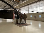 U.S. Air Force (Ret.) Maj. Gen. Mason Whitney, former adjutant general of Colorado, presents the Order of the Daedalians, Lt. Gen. Allen M. Burdett Jr. Army Flight Safety Award, to the Colorado National Guard’s High-Altitude Army National Guard Aviation Training Site in Gypsum, Colorado, April 9, 2025.  This recognition is awarded annually to the Army aviation training unit with the most effective aircraft accident prevention program as determined by the commanding general, U.S. Army Training and Doctrine Command. (Photo courtesy HAATS)