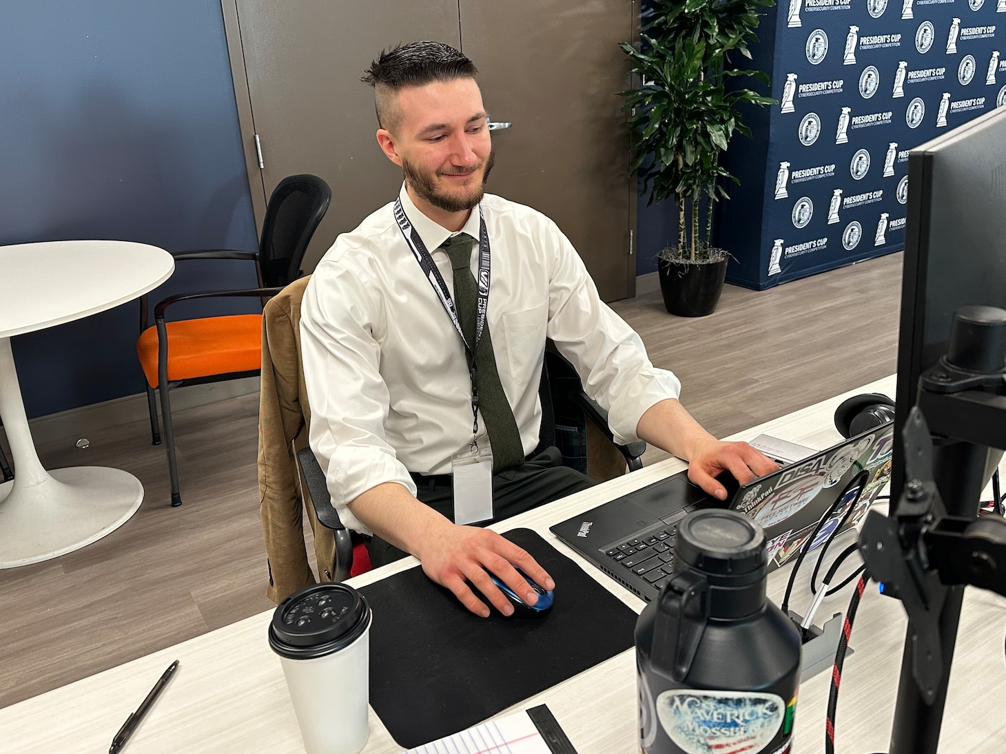 Cyber Defense Analyst Jakob Kreuze of the NCIS Cyber Operations Field Office