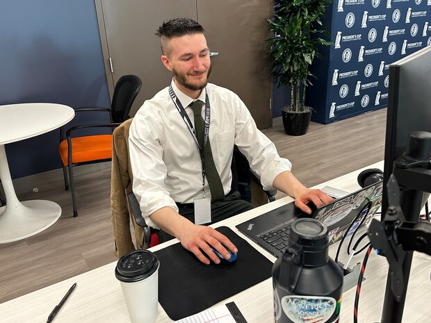 Cyber Defense Analyst Jakob Kreuze of the NCIS Cyber Operations Field Office