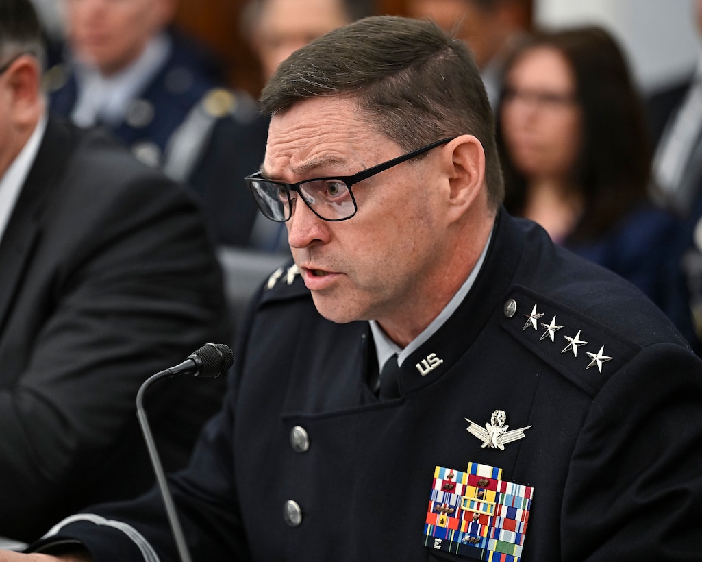 Gen. Chance Saltzman testifies to congressional committee.