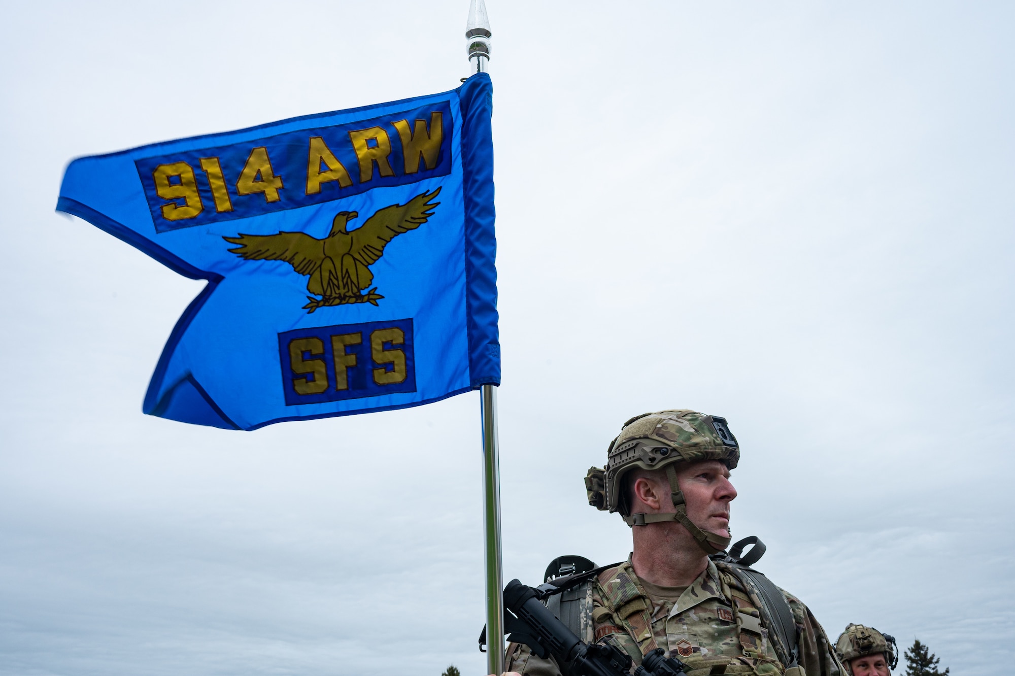 Airmen from the 914th Security Forces Squadron held their 10th annual 914th SFS Memorial March in observance of National Police Week.
