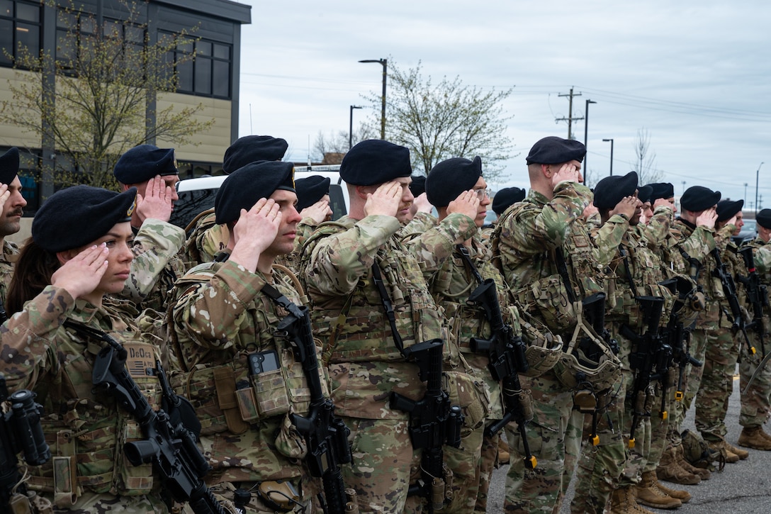 Airmen from the 914th Security Forces Squadron held their 10th annual 914th SFS Memorial March in observance of National Police Week.