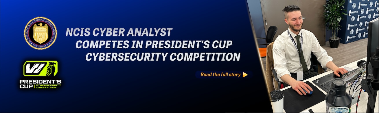 Banner to web story featuring NCIS Cyber Analyst