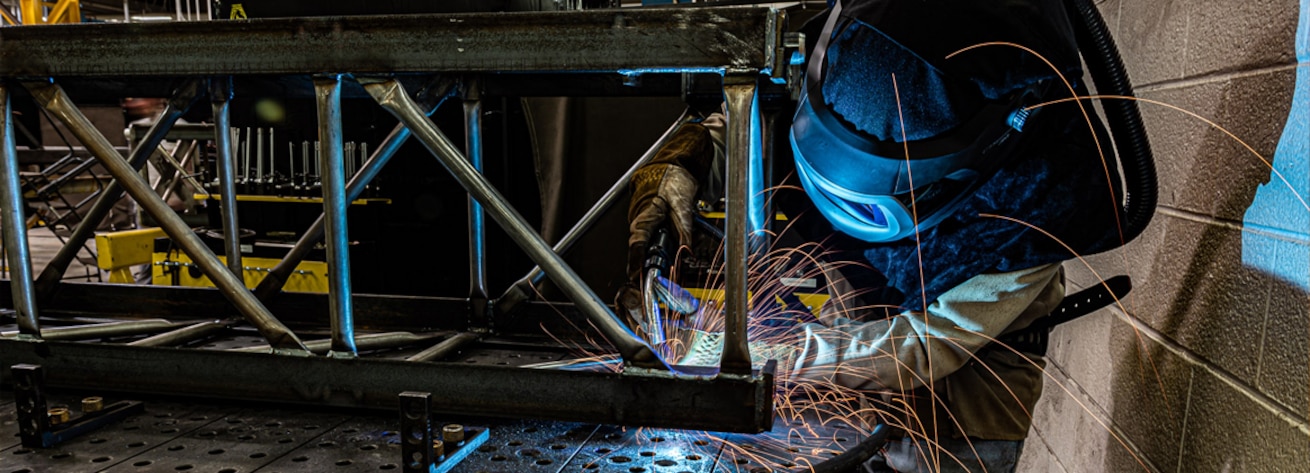 Photo of a welder
