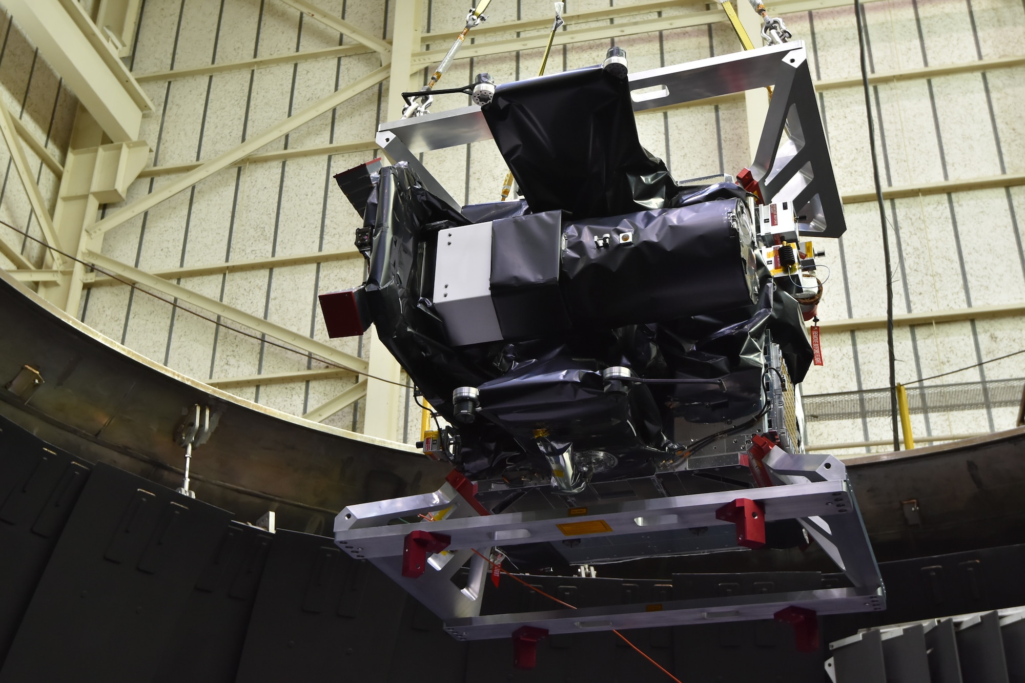On March 16-21, 2025, the United States Space Force (USSF) Space Systems Command (SSC) and the Air Force Research Laboratory (AFRL) reached a critical milestone in advancing cislunar Space Situational Awareness (SSA) with the successful completion of the Oracle-M (Oracle-Mobility) Hot Fire Test at Edwards Air Force Base, California. This test marks a major step toward ensuring Oracle-M’s readiness for its upcoming mission to monitor and track objects as they traverse cislunar space, the vast region between Earth and the Moon. (U.S. Space Force Photo by AFRL)