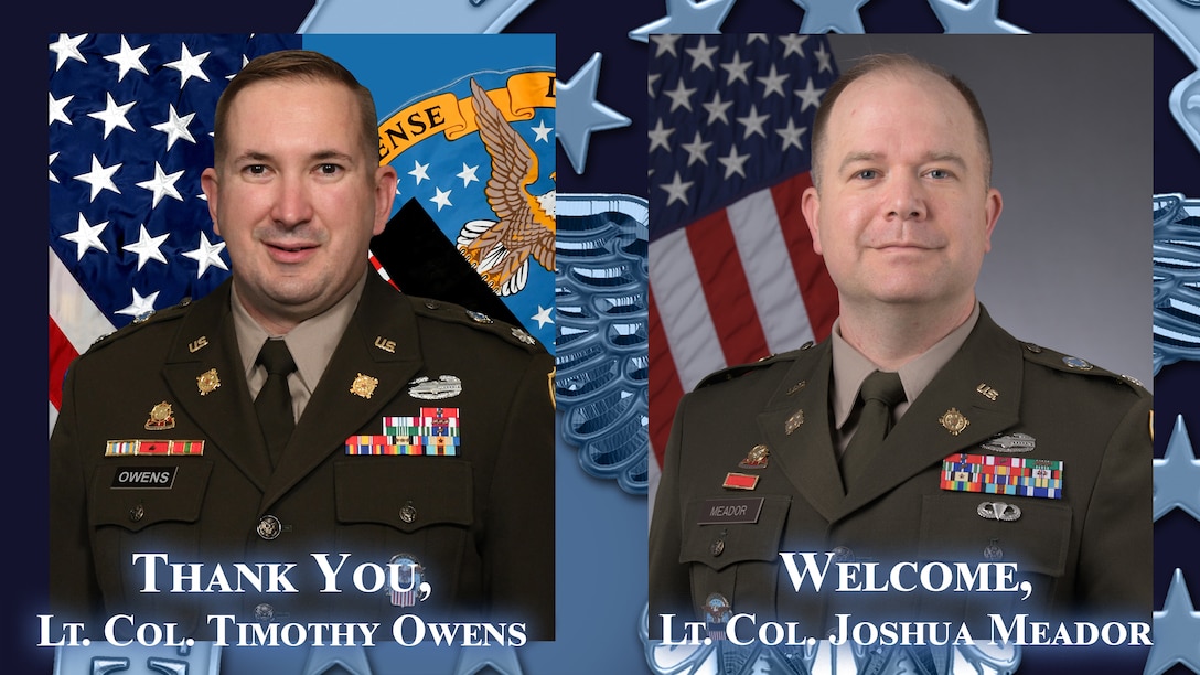 Two male US Army officers in uniform