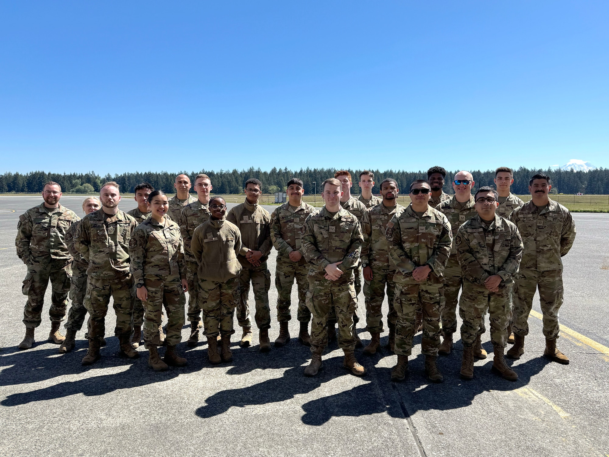 In a continuing effort to refine and enhance Airmen's combat competency and mission readiness the 62d Airlift Wing began implementing its Mission Ready Airmen day program in January 2025, dedicating one day a month to cross-functional training for Airmen across the wing.