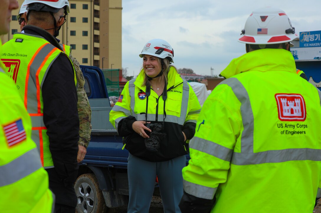 Rachel Napolitan at a project site.