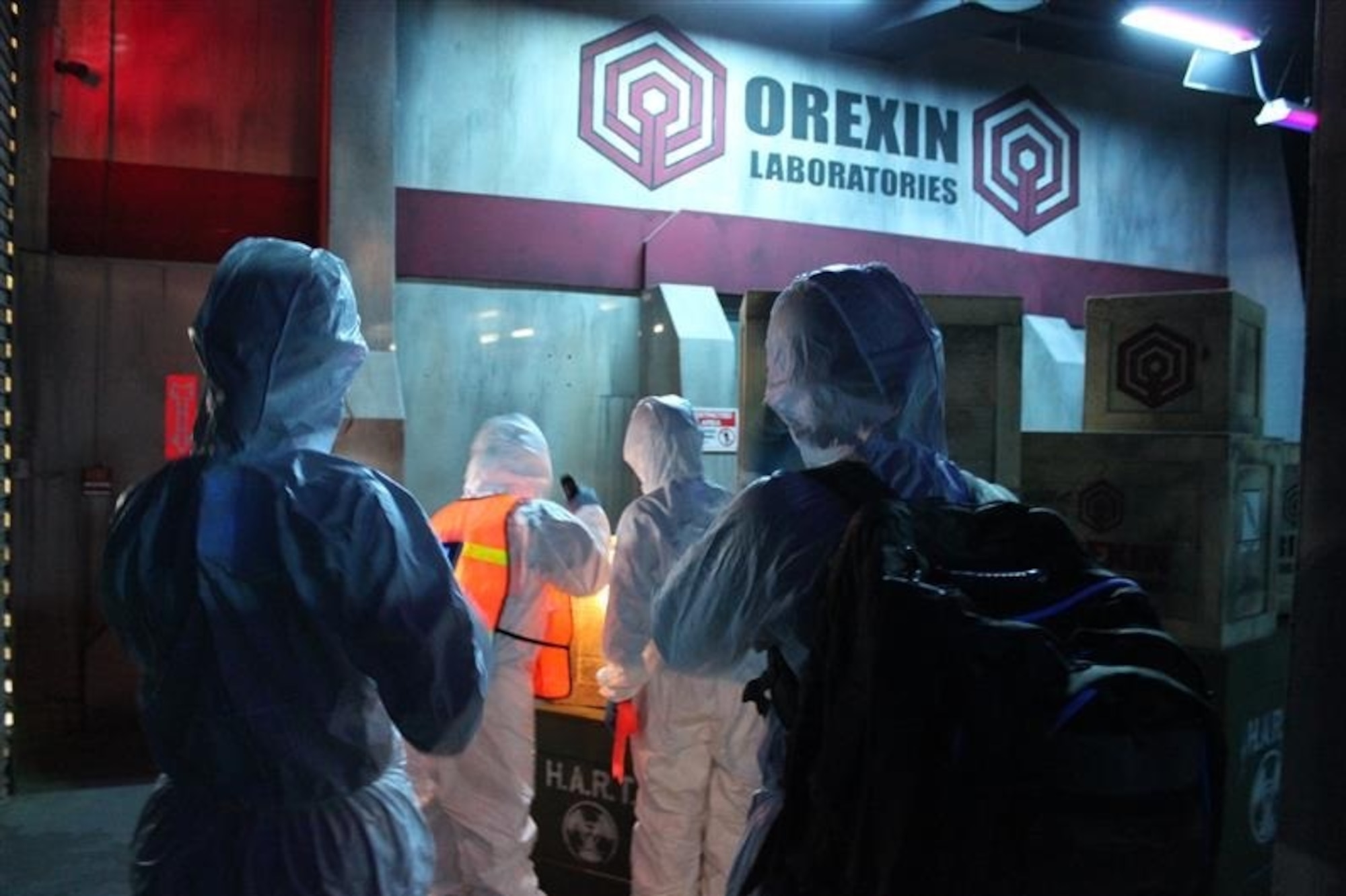 U.S. Airmen from the 42nd Force Support Squadron, begin a site recovery sweep in a simulated tornado disaster at the “The Last Stand” Laser Tag Facility, Gunter-Maxwell Annex, Alabama, Mach 28, 2025.