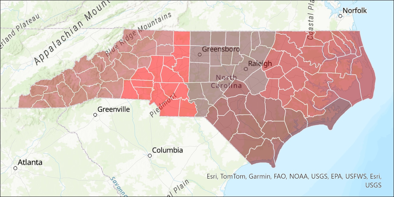 Wilmington District - North Carolina Regulatory Boundary