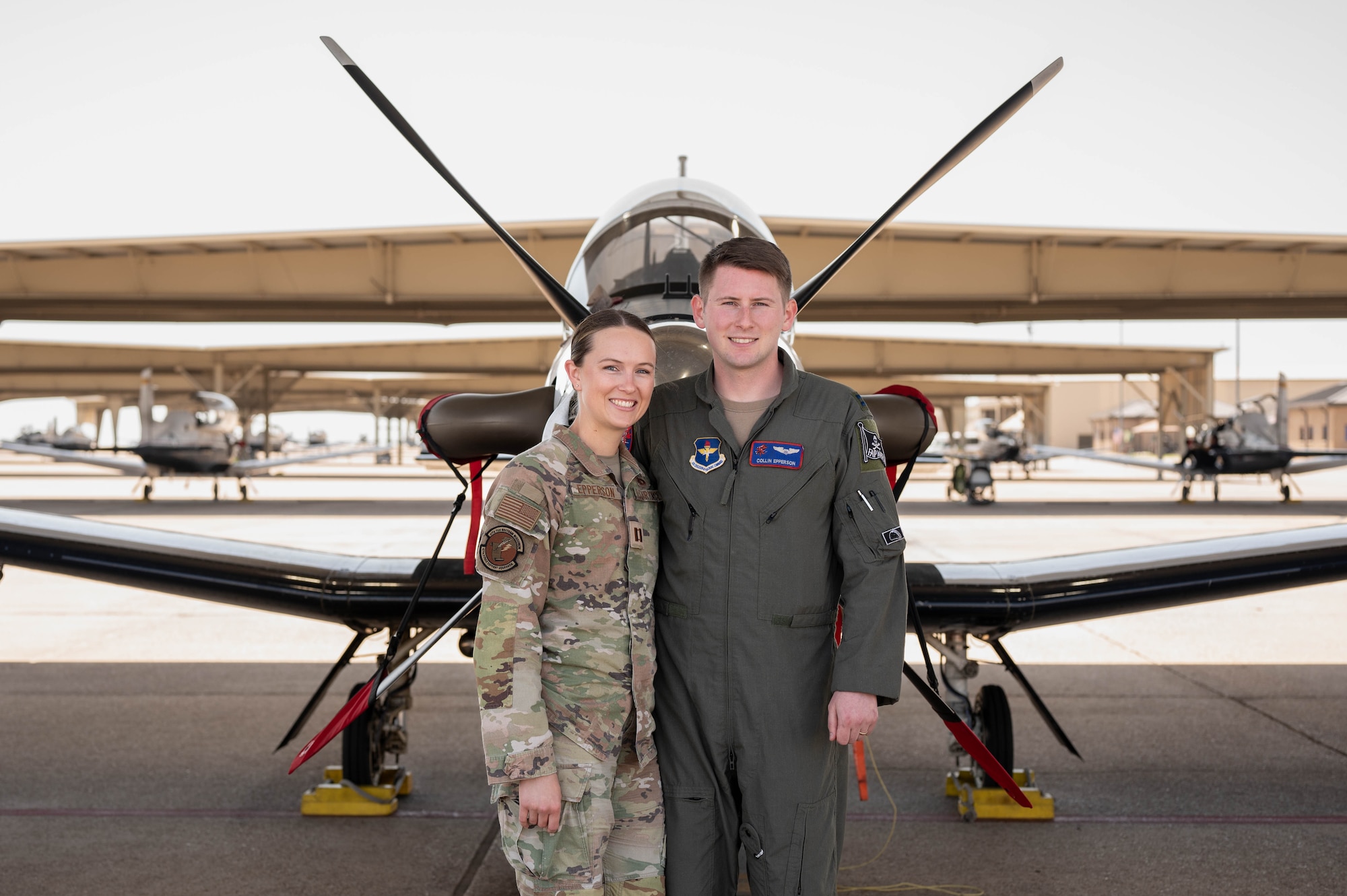 Military Spouse Appreciation Day offers Team XL an opportunity to spotlight the commitment and teamwork military couples bring to the fight—on and off duty. At Laughlin, several Airmen serve, not only alongside their teammates, but alongside their spouses.