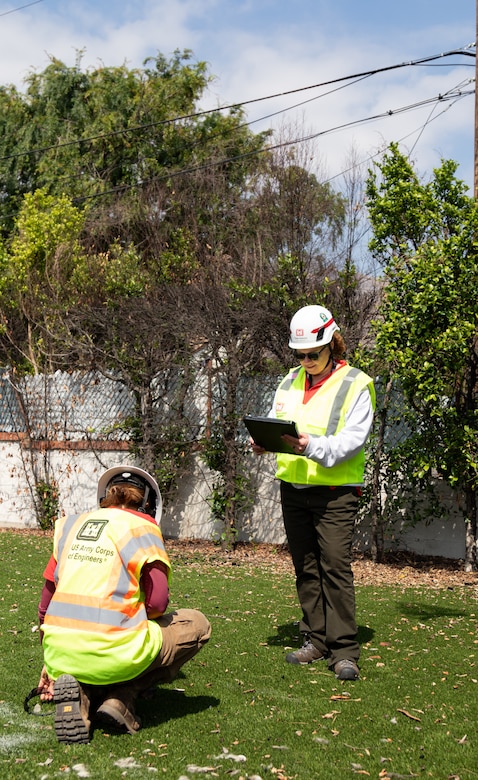 Members of USACE conduct initial debris site surveys for the first batch of non-residential properties approved for USACE debris removal.

USACE is working in partnership with local, state and the Federal Emergency Management Agency in response to the Southern California Wildfires.