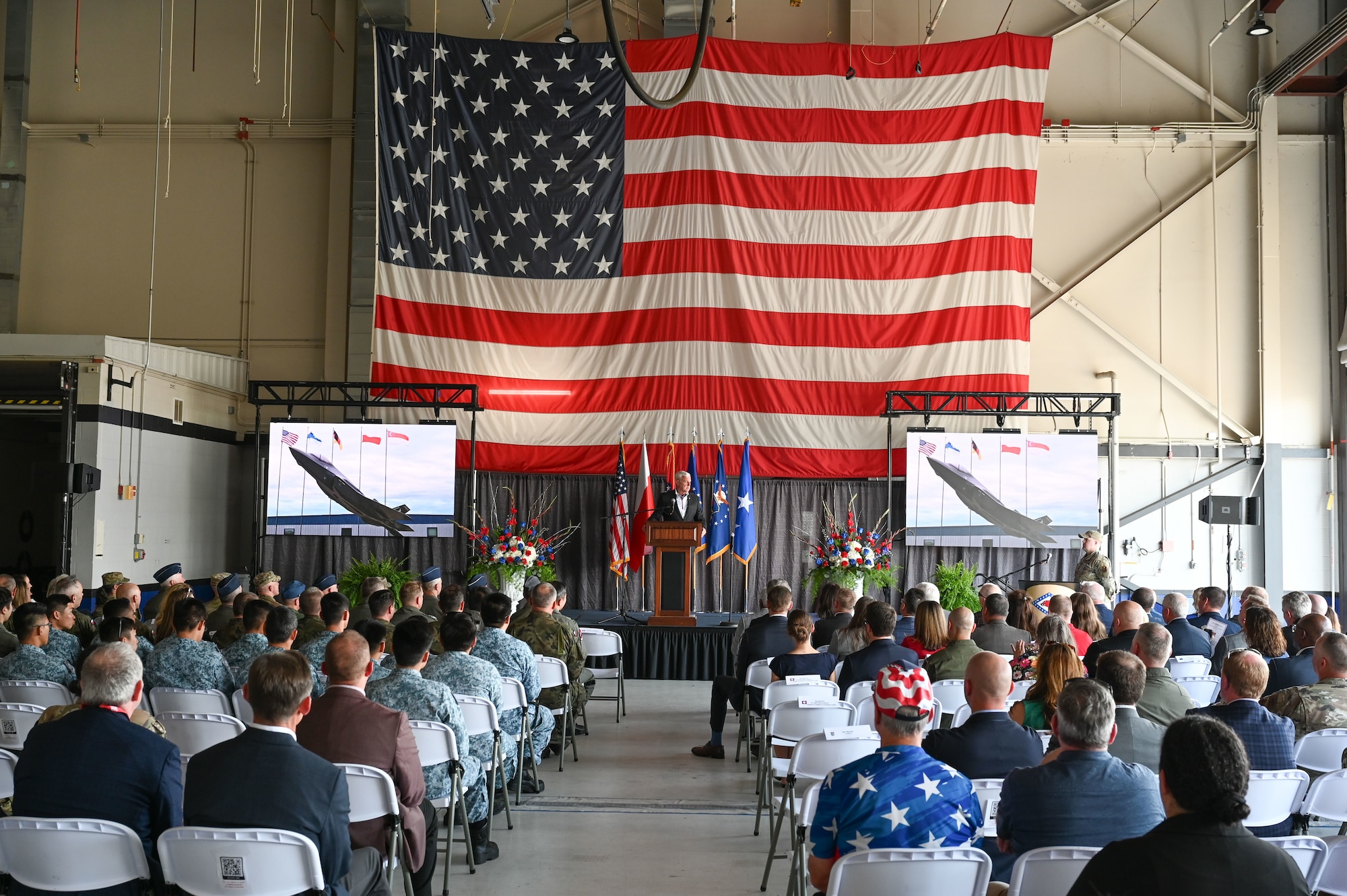 The 85th Fighter Group celebrated a milestone in the Foreign Military Sales Program during the Initial Operational Capability ceremony at Ebbing Air National Guard Base, Arkansas, May 9, 2025.