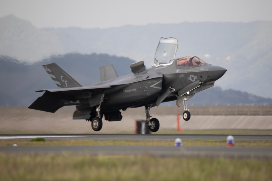 VMFA-211, an F-35B squadron from MCAS Yuma, Arizona, deployed to augment MAG-12, 1st MAW under the Unit Deployment Program, which provides U.S.-based units with operational experience in the Indo-Pacific. (U.S. Marine Corps photo by LCpl. Erick Reyes)