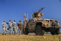 The IAMD event consisted of dry- and live-fire demonstrations of counter-unmanned aerial systems, to include the U.S. Marine Corps’ Marine Air Defense Integrated System, the U.S. Army’s AN/TWQ-1 Avenger, and the Philippine Air Force’s Surface-to-Air Python and Derby - Medium Range. Balikatan is a longstanding annual exercise between the Armed Forces of the Philippines and U.S. military designed to strengthen our ironclad alliance, improve our capable combined force, and demonstrate our commitment to regional security and stability. (U.S. Marine Corps photo by Cpl. Iyer P. Ramakrishna)