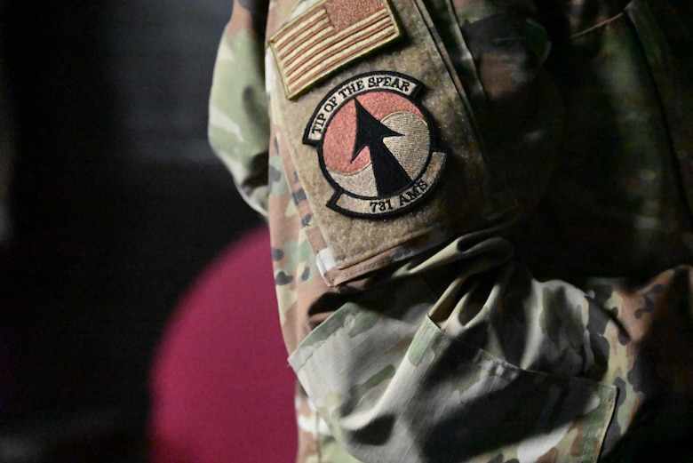 "Tip of the Spear" arm patch.