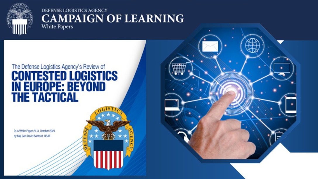 Contested logistics white paper graphic.