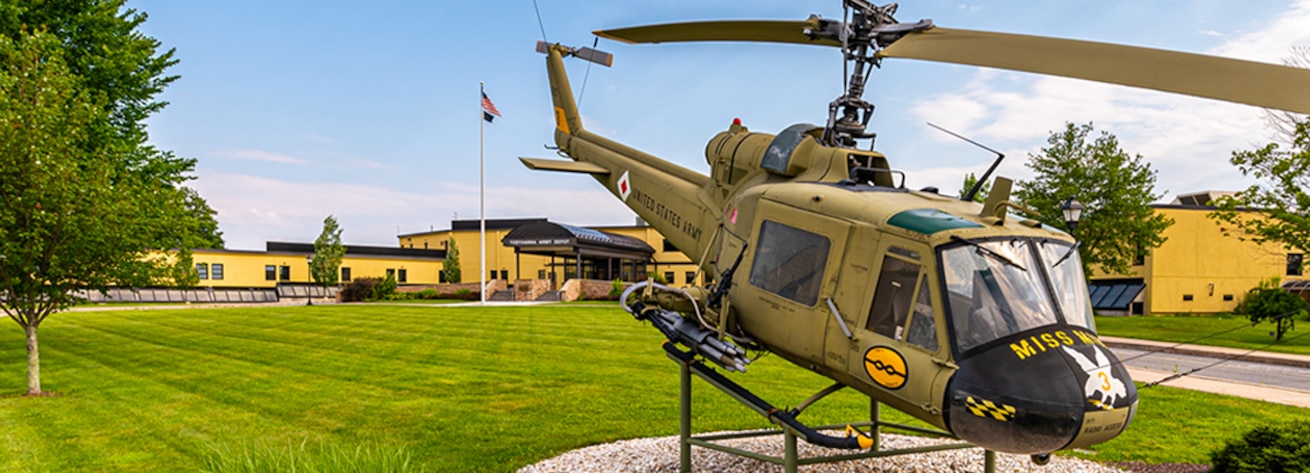Photo of the helicopter display on the depot.