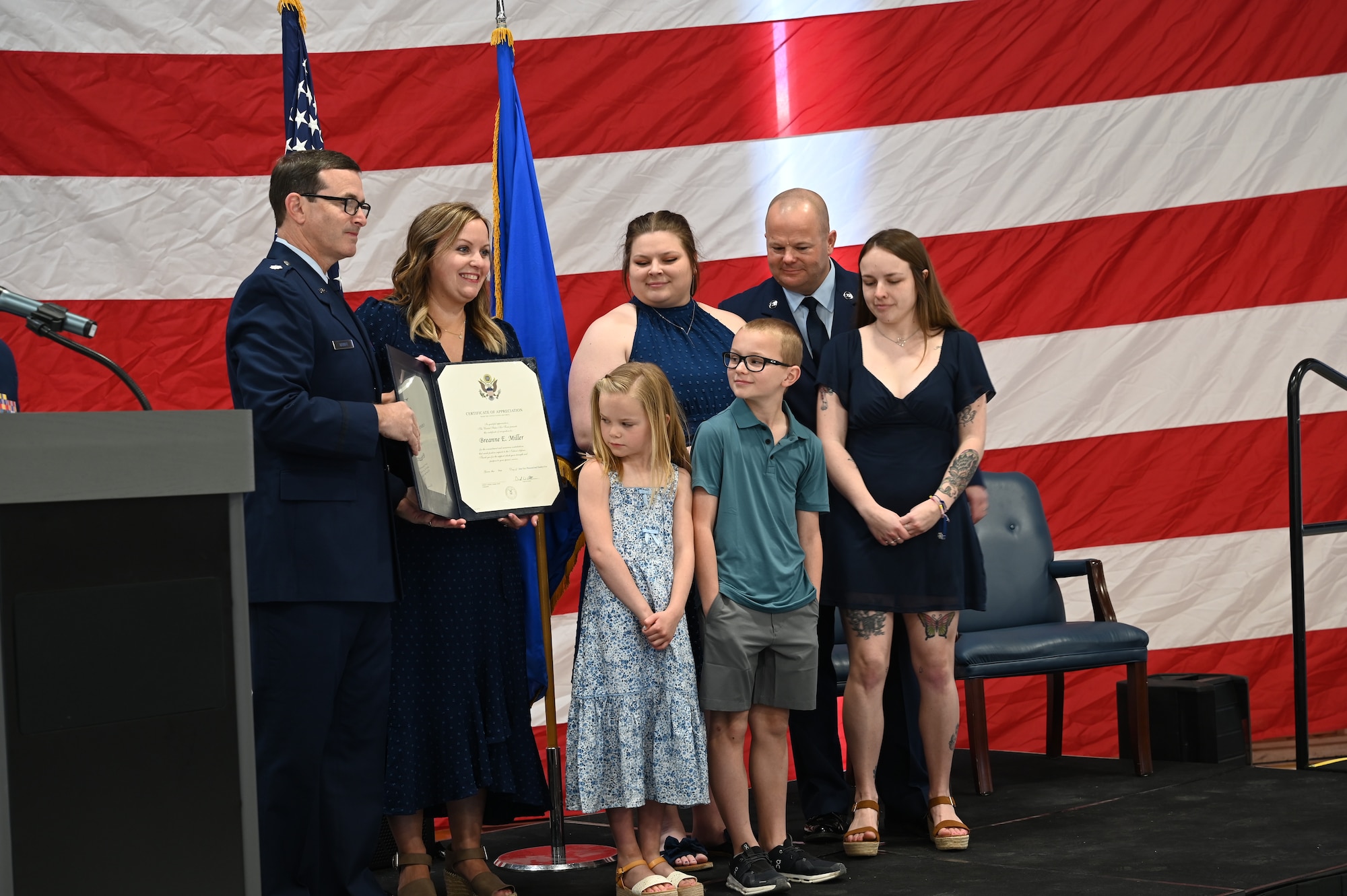 Command CMSgt Paul Miller retires from the Air Force after 28 years of service.