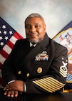 Carrier Strike Group 4 Senior Enlisted Leader ISCM Wesley R. Dickey.