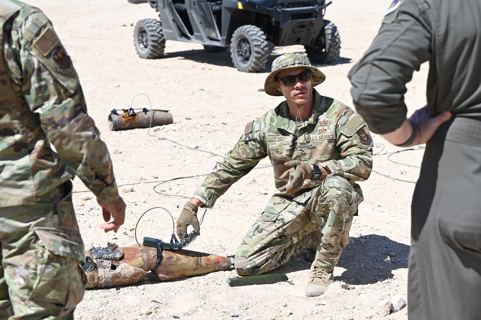 926th Security Forces Squadron and 926th Explosive Ordnance participate in a readiness exercise consisting of scenarios designed to assess the capabilities and skills of the 926th Wing in a controlled training environment.