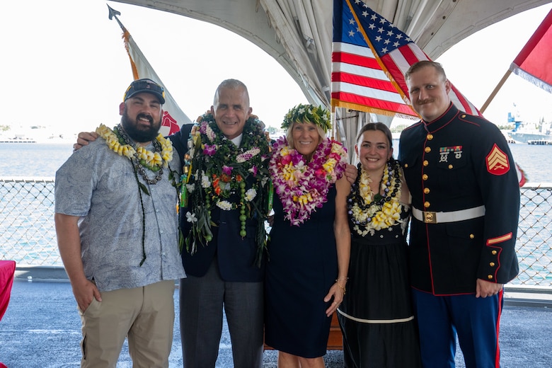 Mr. Peter A. Ridilla, the U.S. Army Corps of Engineers Pacific Ocean Division (USACE POD) programs director, was recognized during his Senior Executive Service (SES) induction ceremony on the U.S.S. Missouri, Honolulu, Hawaii on May 8, 2025.