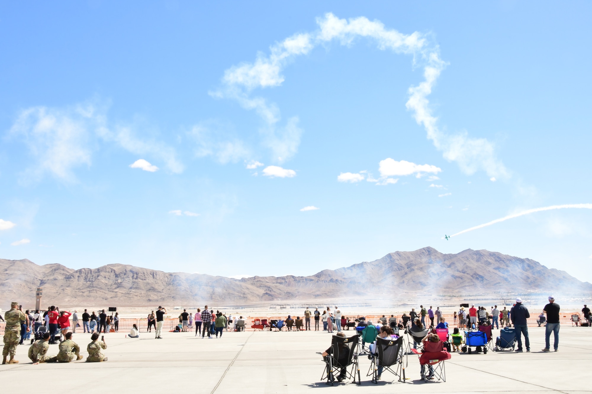 Aviation Nation Air Show 2025 kicks off at Nellis Air Force Base, Nevada, April 4, 2025.