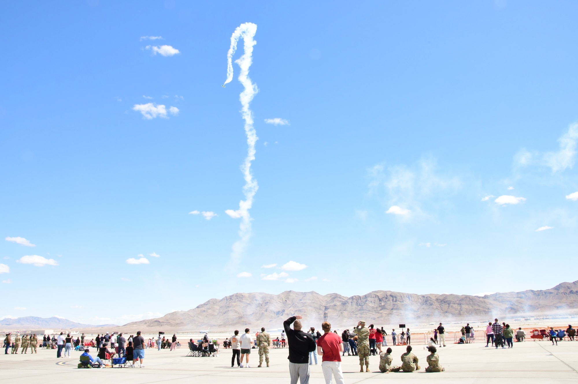 Aviation Nation Air Show 2025 kicks off at Nellis Air Force Base, Nevada, April 4, 2025.