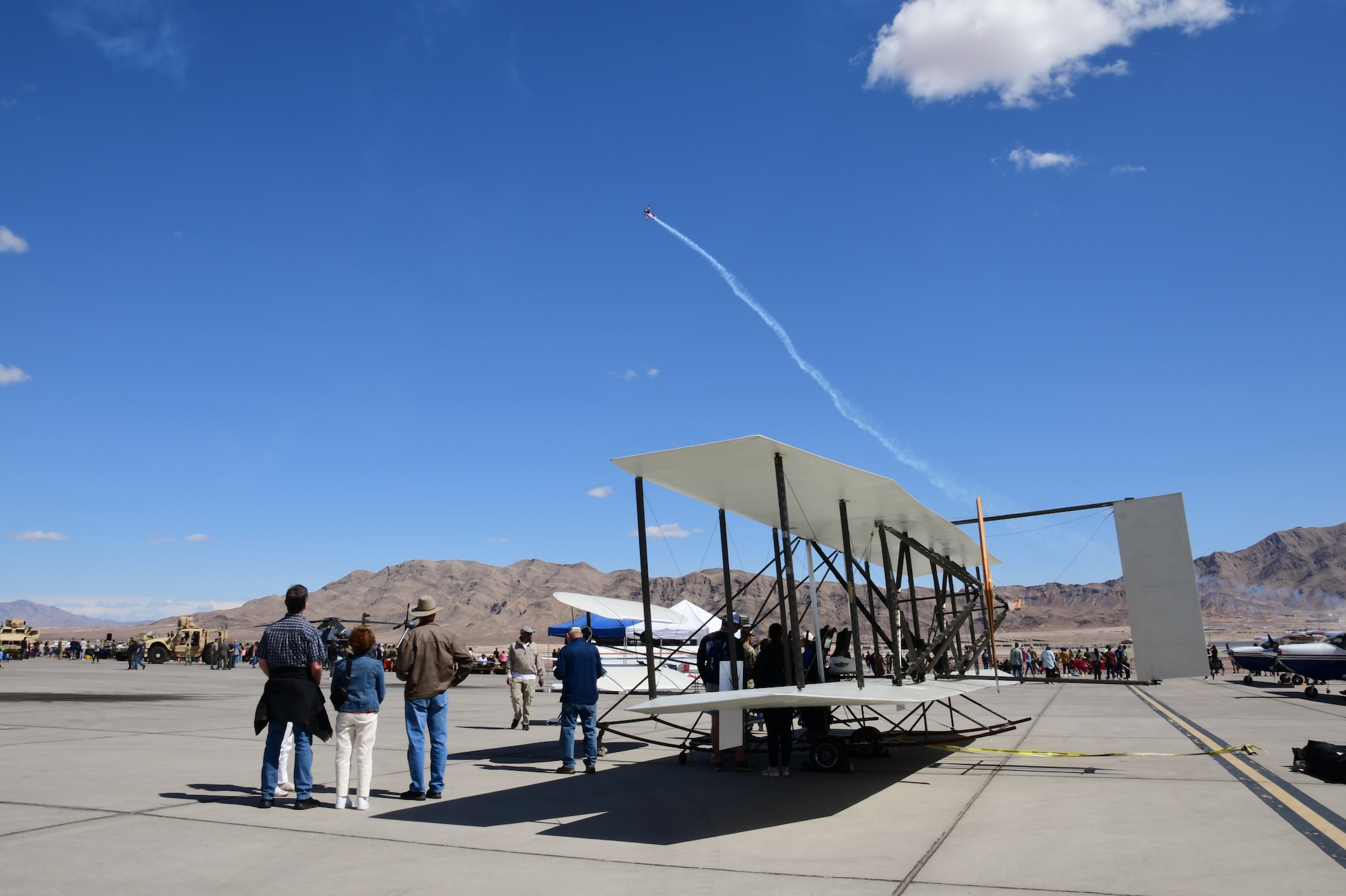 Aviation Nation Air Show 2025 kicks off at Nellis Air Force Base, Nevada, April 4, 2025.