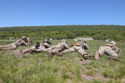 A total of 103 Pennsylvania National Guard Soldiers and Airmen competed in the annual Governor's Twenty marksmanship competition May 9 to 10, 2025 at Fort Indiantown Gap, Pa. They earn the right to wear the coveted Governor’s Twenty tab on the left shoulder of the uniform, is a state-level National Guard award that is presented every year and is reflected on a service members’ official personnel record. It is recognized by both the Army and Air Force. (U.S. Army National Guard photo by Sgt. 1st Class Zane Craig)