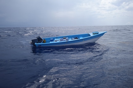 The littoral combat ship USS Minneapolis-Saint Paul (LCS 21) interdicted a suspected drug smuggling vessel May 1 while supporting Joint Interagency Task Force South. This is the ship's third successful interdiction during its maiden deployment. In mid-April, the Minneapolis-Saint Paul interdicted two vessels, confiscating 580 kilograms (1,279 pounds) of cocaine valued at $9,463,860 and 1,125 kilograms (2,480 pounds) of marijuana valued at $2,807,360.  The Minneapolis-Saint Paul is assigned to Commander, Task Force 45, the 4th Fleet surface task force responsible for combined naval operations, building partnerships in Latin America and the Caribbean, and supporting Joint Interagency Task Force South's counter-drug trafficking operations. LEDETs are deployable specialized Coast Guard forces that enforce U.S. laws and treaties at sea.  U.S. Naval Forces Southern Command/U.S. 4th Fleet supports U.S. Southern Command by employing maritime forces in cooperative security operations to maintain access, enhance interoperability, and build partnerships to promote regional security and stability in the Caribbean and Central and South America.