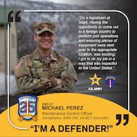 ‘I’M A DEFENDER’